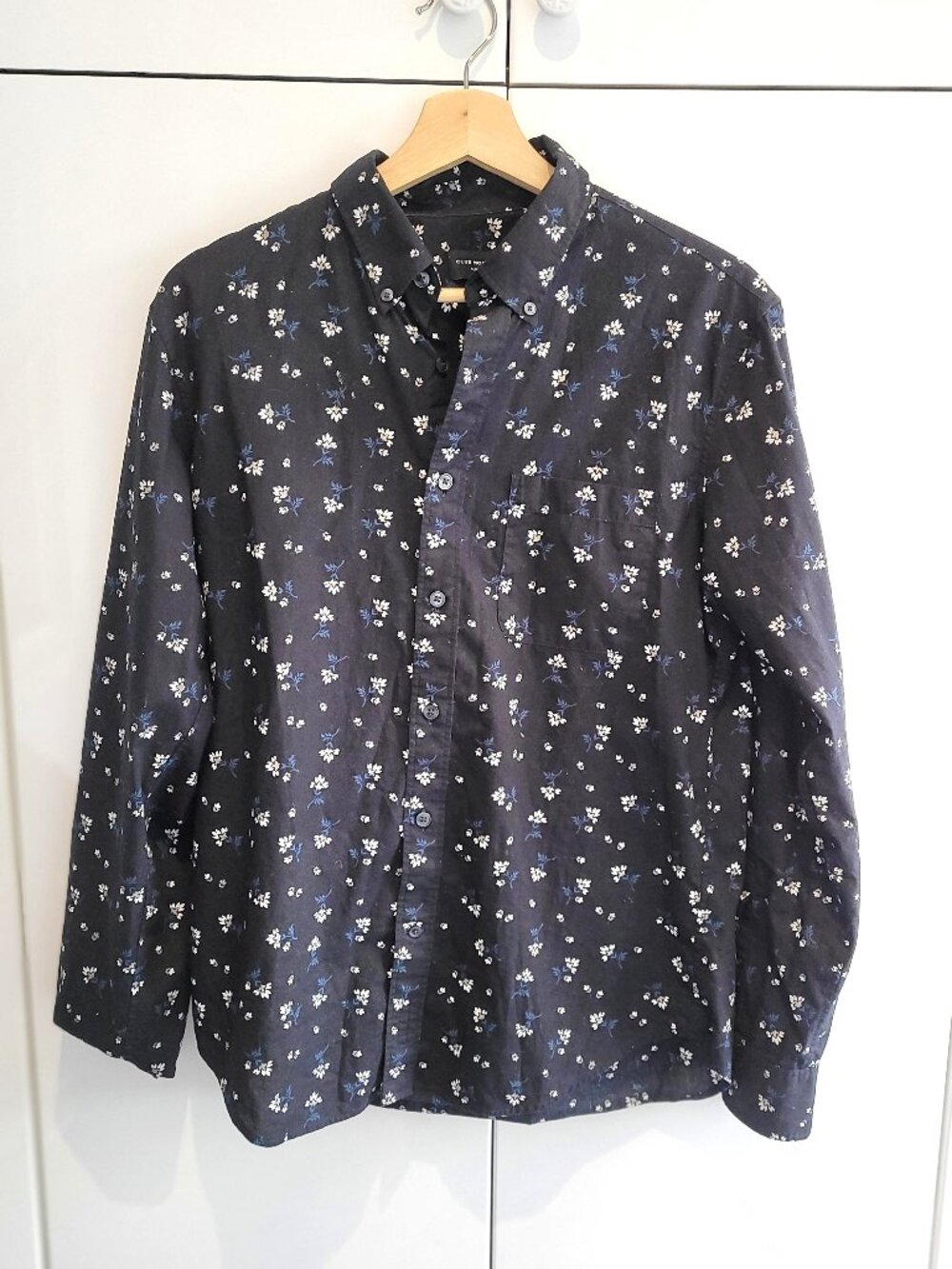 Club Monaco Men's 100% Cotton Slim Flit Button Down Shirt Size S